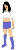 Бело-синий